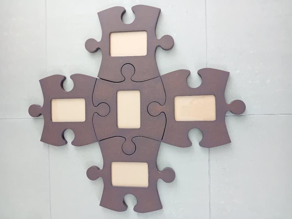 Cadres photo, Maison & Meubles, 32 cm, Enlèvement, Marron, Bois