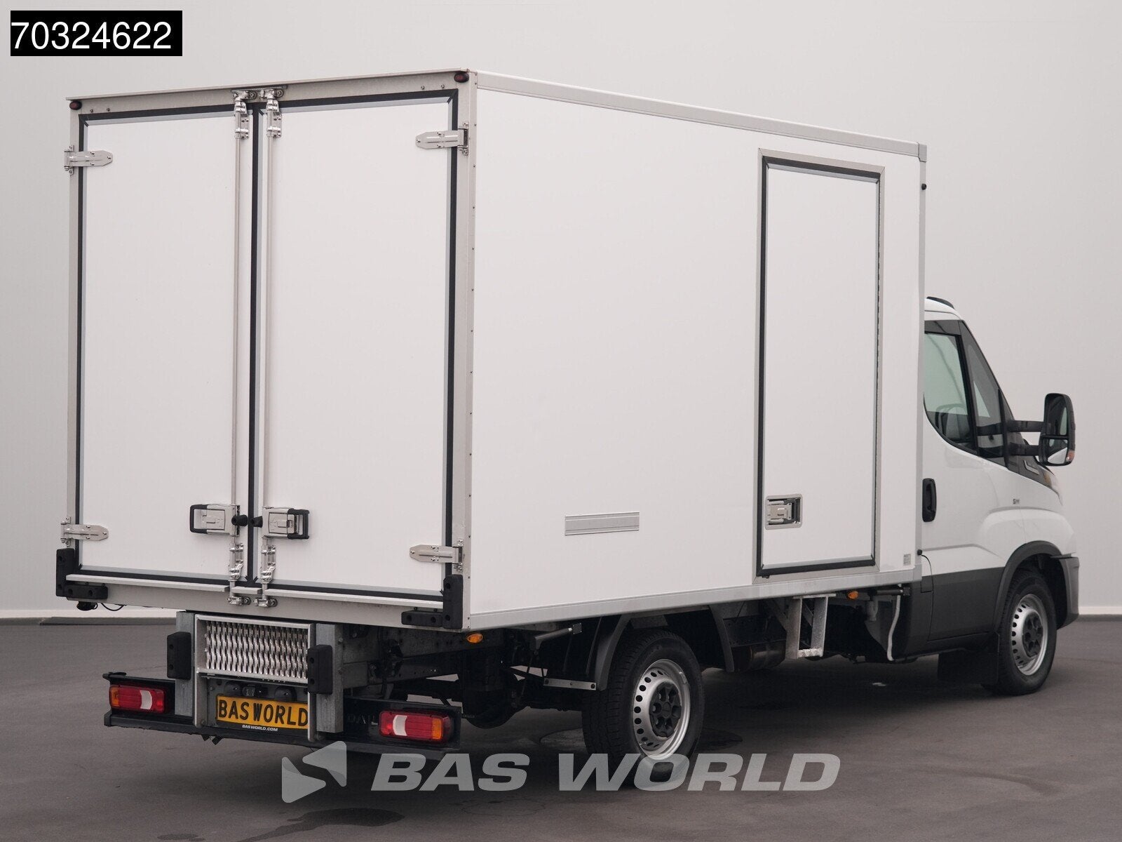 Iveco Daily 35S16 Automaat Koelwagen Vriezer Zijdeur Achterd, Automaat, Stof, Gebruikt, Euro 6