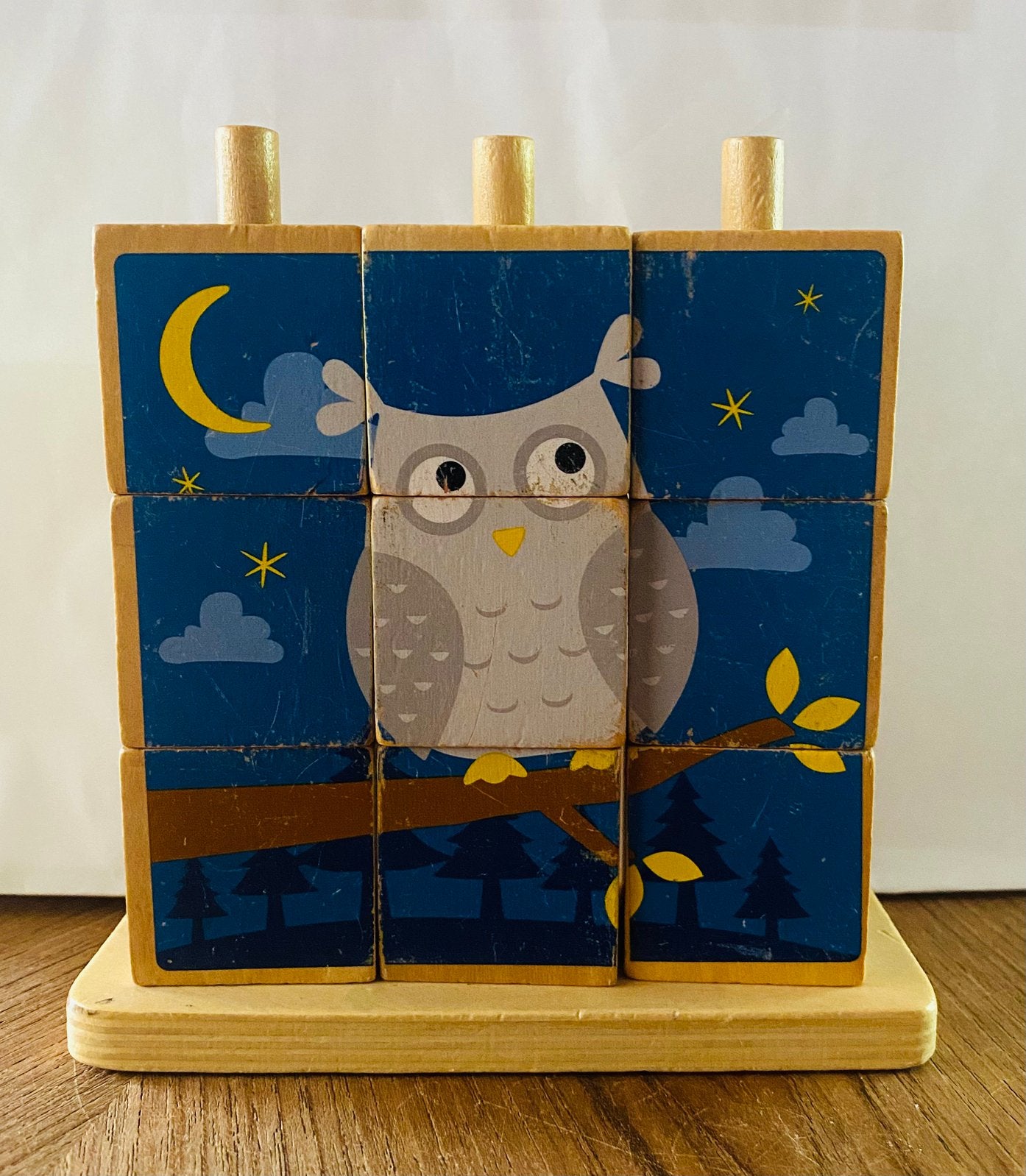 Puzzle en blocs de bois, Enlèvement ou Envoi, Utilisé, Autres types