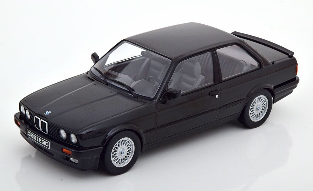1:18 KK-Scale BMW E30 325i zwart, Hobby en Vrije tijd, Modelauto's | 1:18, Ophalen of Verzenden, Nieuw, Auto, Overige merken