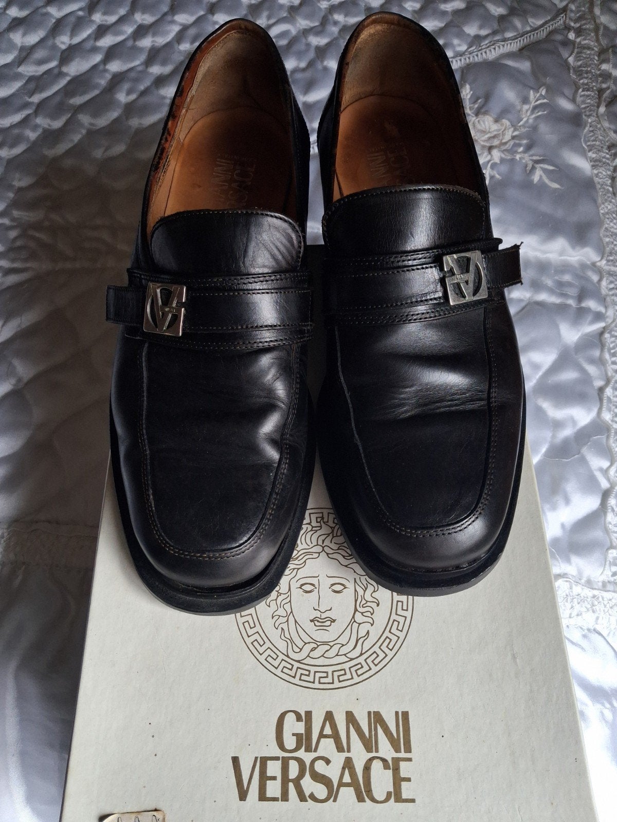 shoenen versace  n 7, Kleding | Heren, Zwart, Gedragen, Versace, Loafers