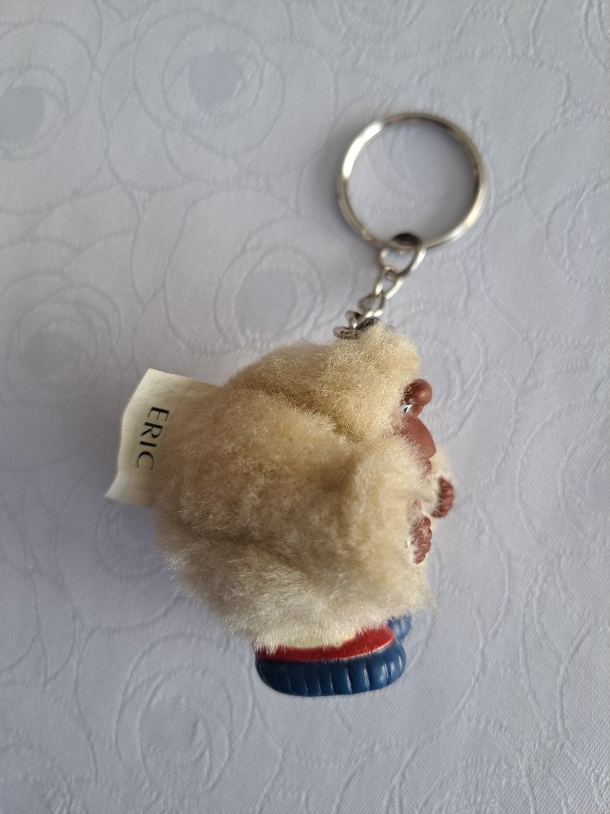 Vintage Kipling Aapje sleutelhanger-Eric rood-blauwe schoen, Verzenden, Zo goed als nieuw, Dier of Natuur