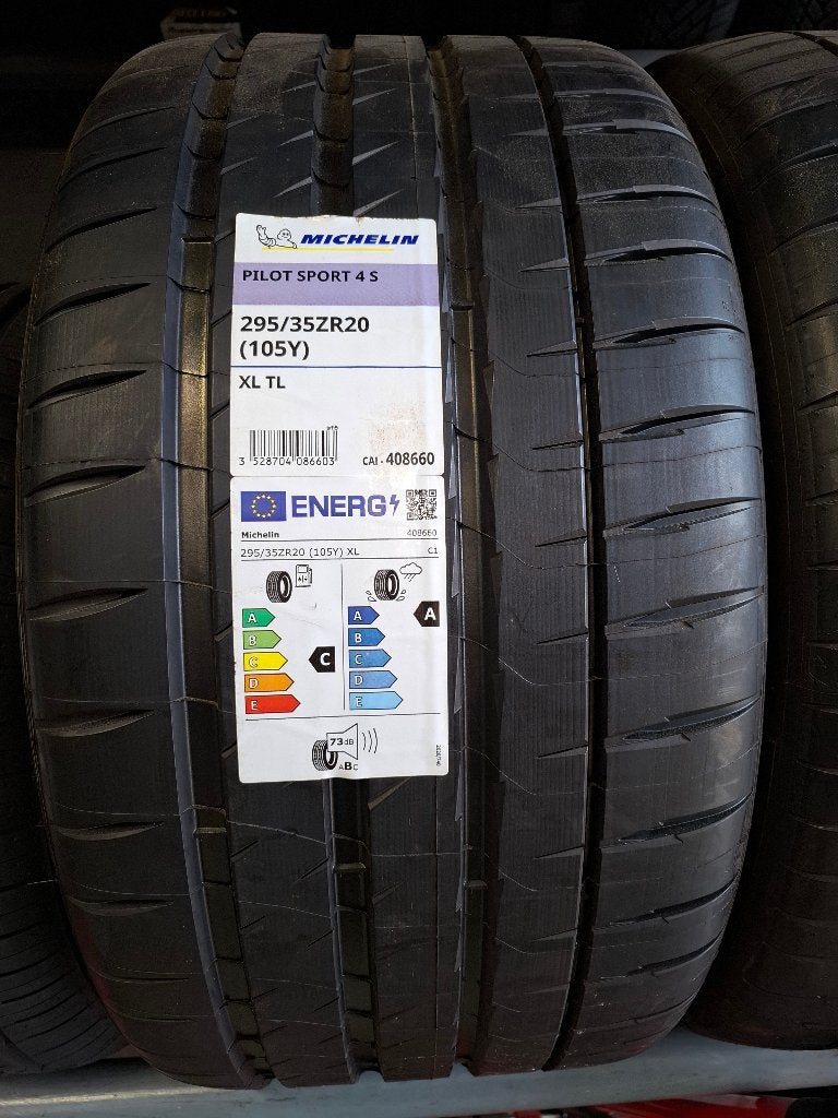 2 Banden Michelin Pilot sport 4s 295/35ZR20, Auto-onderdelen, Banden en Velgen, Ophalen, 295 mm, Nieuw, Band(en)