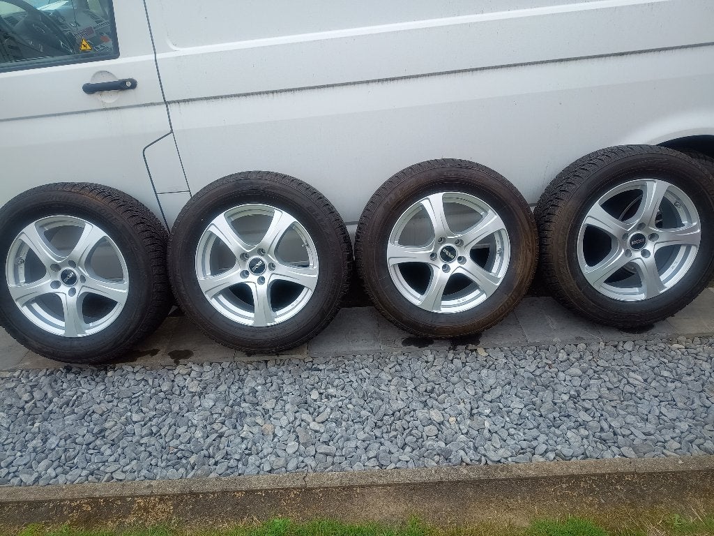 Velgen met banden +TPMS voor Toyota RAV4, Auto-onderdelen, Banden en Velgen, Gebruikt, 17 inch, Band(en), 225 mm
