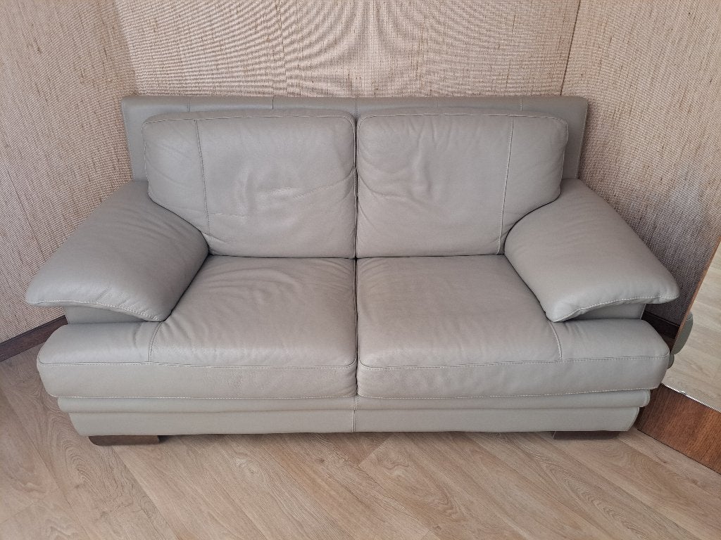 2 zit zetel van Leer., Huis en Inrichting, Ophalen, Leer