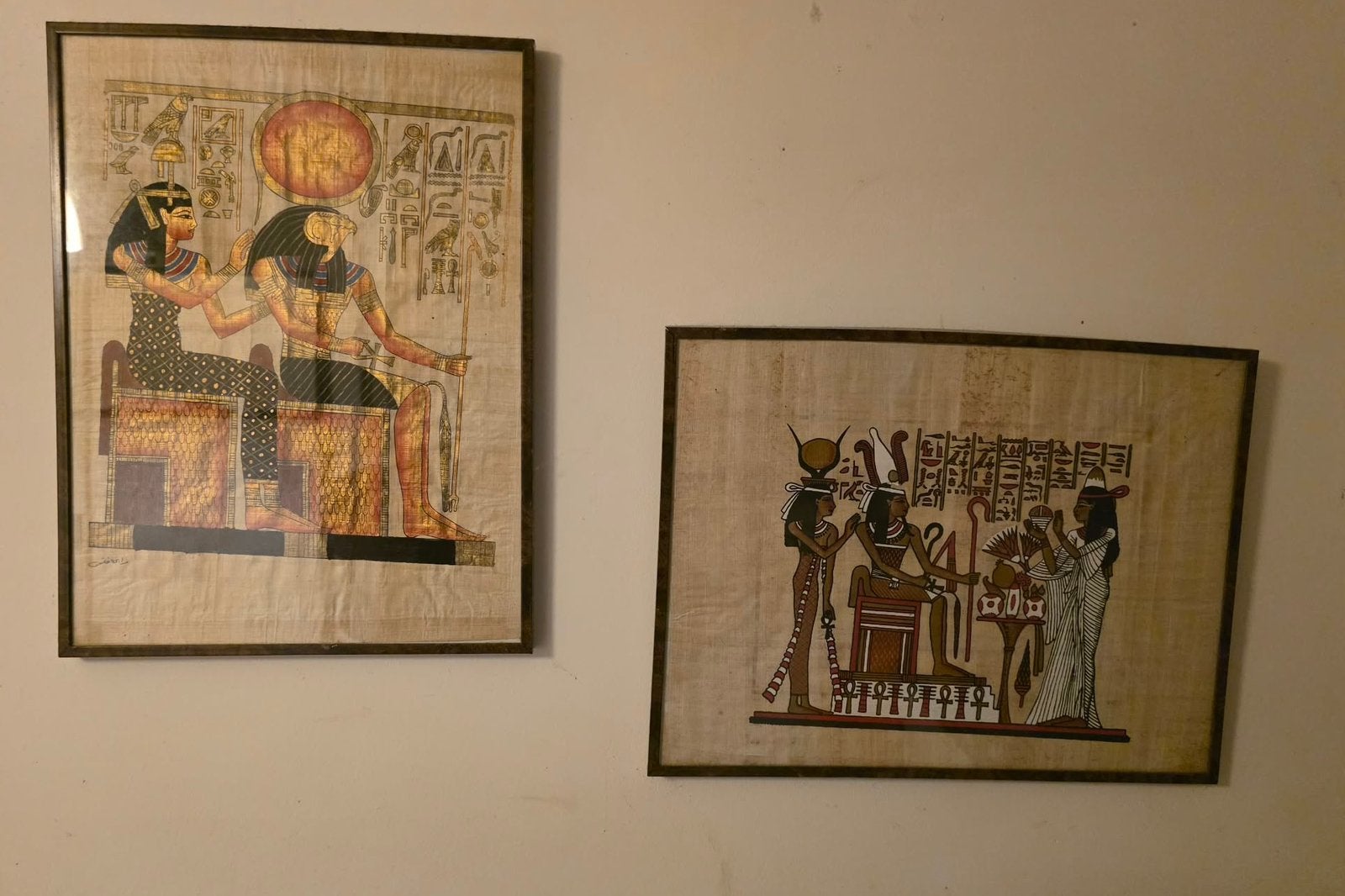 Reproductie Egyptische papyrus, Ophalen of Verzenden, Zo goed als nieuw