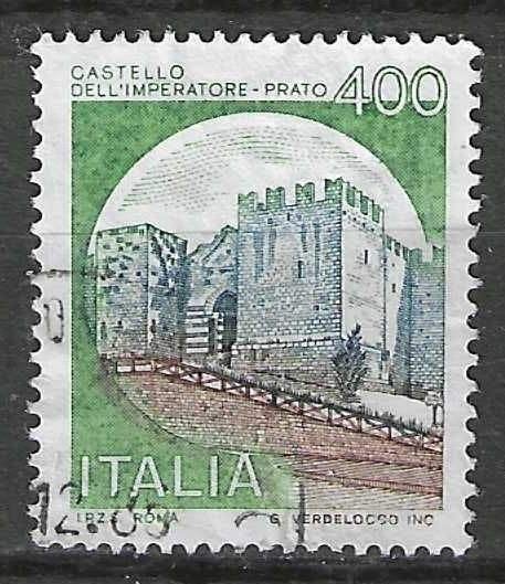 Italie 1980 - Yvert 1449 - Castello dell'Imperatore (ST), Envoi, Affranchi