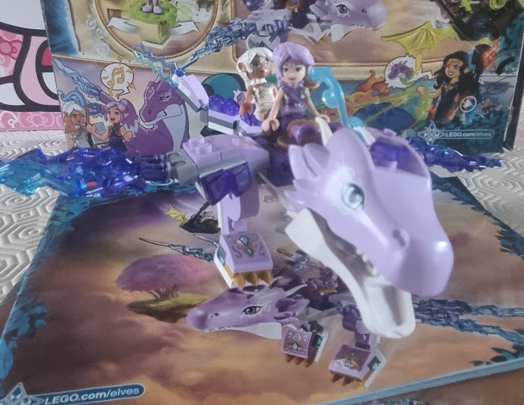 LEGO Elves 41193 Aira Winddraak – compleet + doos, Inclusief instructies, Overige thema's, Lego, Ophalen of Verzenden