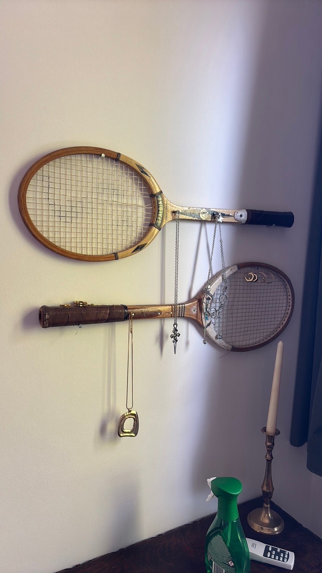 2 vintage tennis rackets, Sports & Fitness, Badminton, Enlèvement, Comme neuf, Raquette(s)