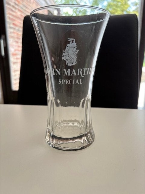 Verres à bière  John Martin's 7 verres, Verzamelen, Ophalen, Zo goed als nieuw, Bierglas