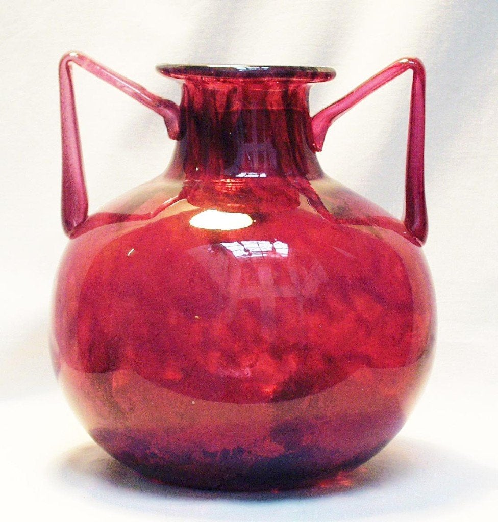 Vase amphore Art Déco - Daum Nancy., Antiquités & Art, Antiquités | Verre & Cristal, Enlèvement ou Envoi