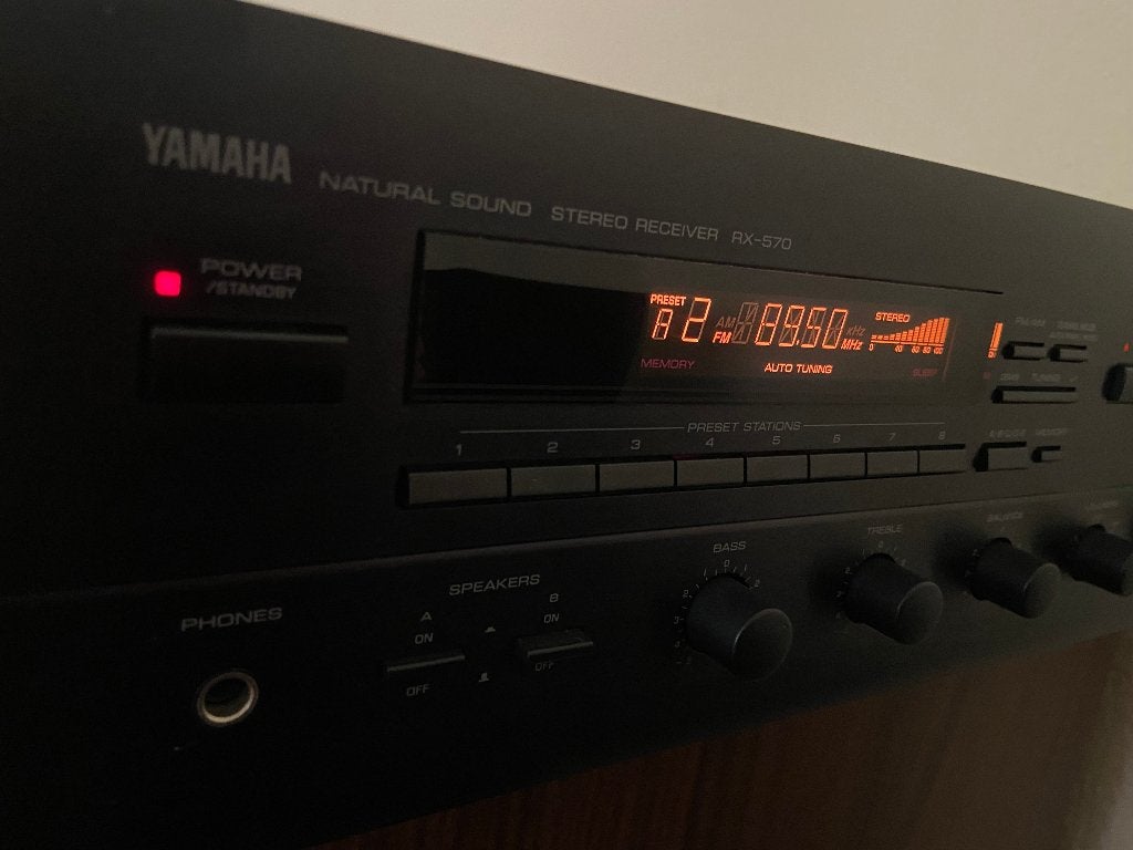 Yamaha RX-570 Receiver, TV, Hi-fi & Vidéo, Amplificateurs & Ampli-syntoniseurs, Enlèvement, Yamaha