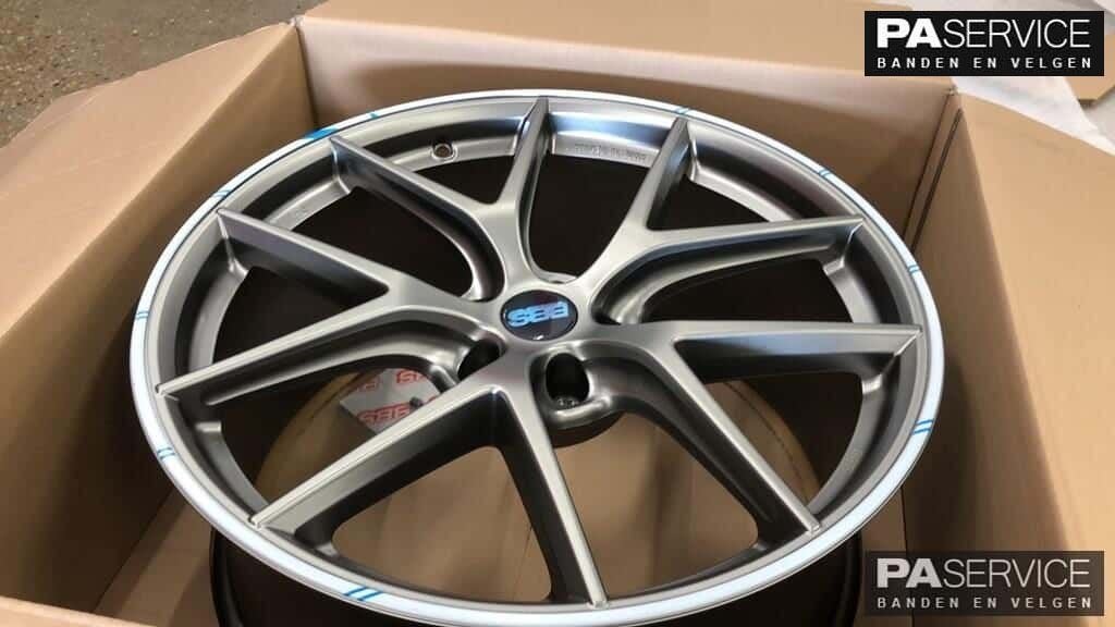 Nw 20 inch Silver BBS CI R BMW X1 F48 set incl Brigdestone, Autos : Pièces & Accessoires, Pneus & Jantes, -, 20 pouces, -, Jante(s)