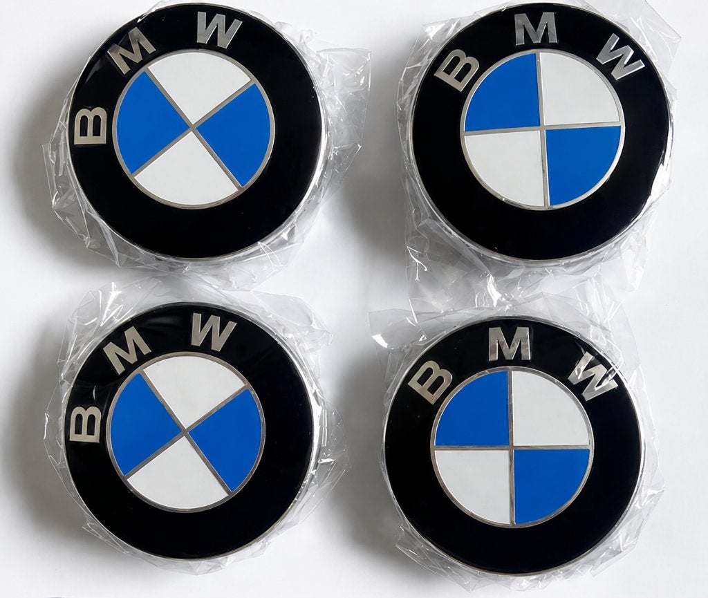 X 4 Centre de roue capuchon jante BMW 68mm, Autos : Pièces & Accessoires, Pneus & Jantes, Envoi