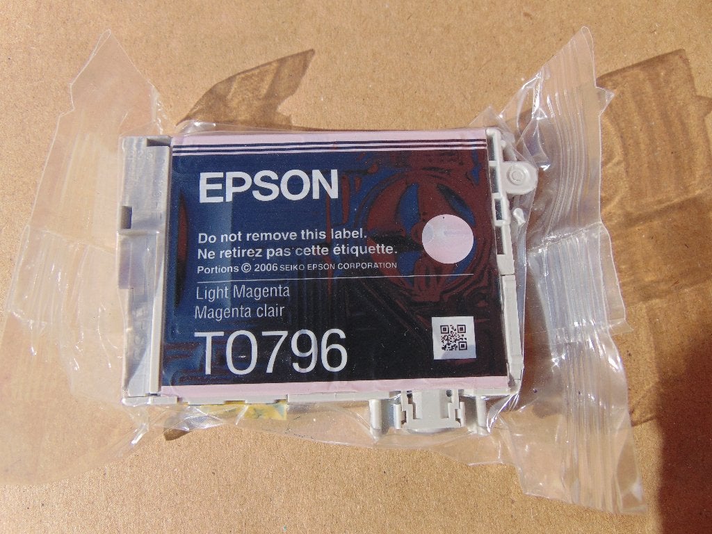 Cartouche d'encre magenta clair Epson T0796, nouve série Owl, Enlèvement ou Envoi, Neuf, Cartridge, Epson