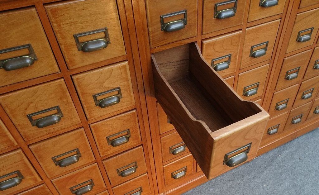 ladekast apothekerskast cd kast archiefkast, Huis en Inrichting, Gebruikt, 5 laden of meer, 100 tot 150 cm, 150 tot 200 cm