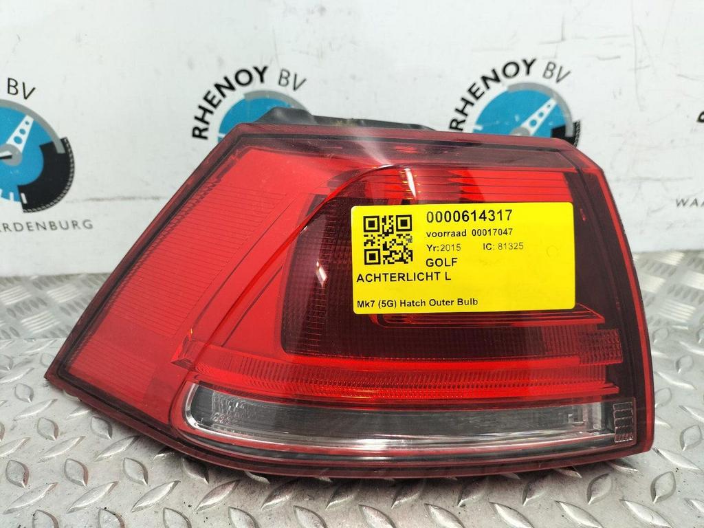 VOLKSWAGEN GOLF 5G 1.2 TSI Trend Ed. ACHTERLICHT L 2015, Ophalen of Verzenden, Gebruikt, Stiba lid