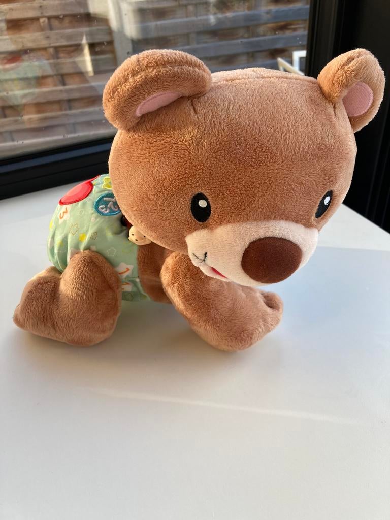 Vtech Kruipbeer, Kinderen en Baby's, Speelgoed | Knuffels en Pluche, Ophalen of Verzenden, Zo goed als nieuw, Beer