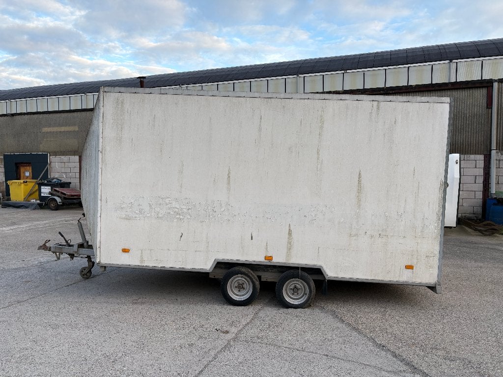 Geremde aanhangwagen gesloten opbouw VAN WEEL, Enlèvement, Utilisé