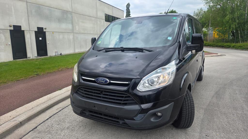 Ford Transit custum, Auto's, Ford, Particulier, Transit, Diesel, Euro 5, 4 deurs, Handgeschakeld, Zwart, Zwart, Stof, Ophalen