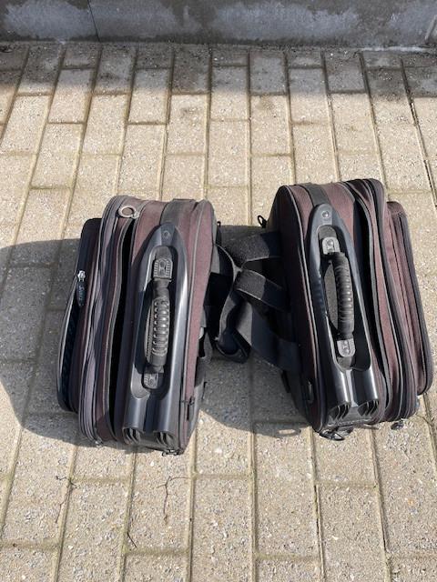 Set van 2 motor zadeltassen – Oxford, Motoren, Accessoires | Koffers en Tassen, Gebruikt, Ophalen