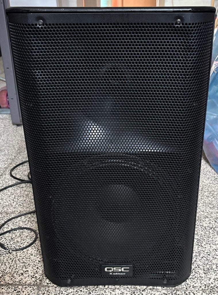 Qsc K12 1 active speakers (2), Audio, Tv en Foto, Luidsprekerboxen, Ophalen, Gebruikt, Speakerset, Overige merken