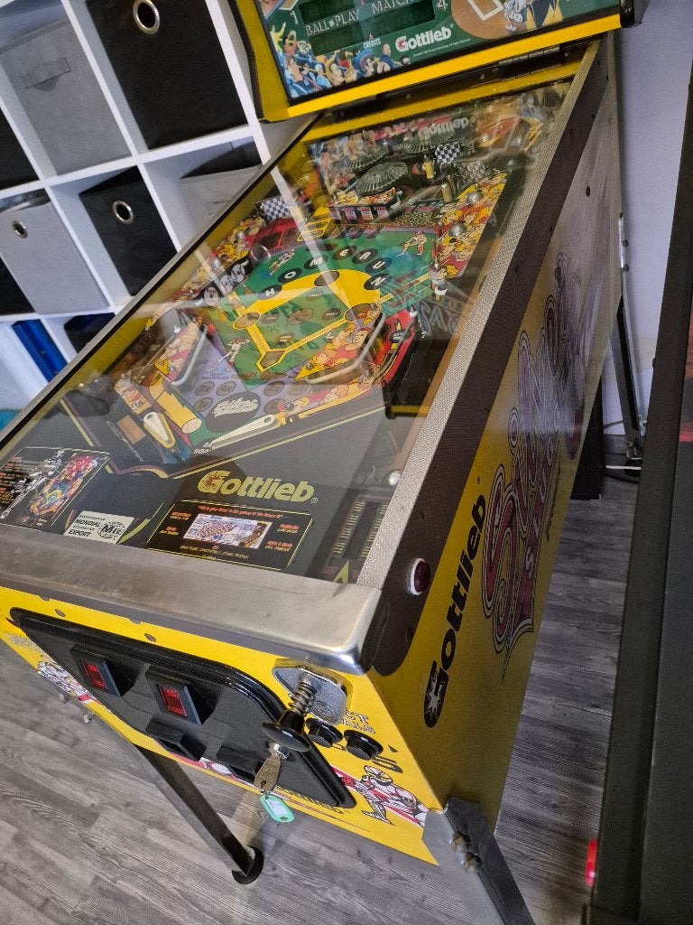 Silver slugger flipperkast, Flipper (jeu), Gottlieb, Enlèvement, Utilisé
