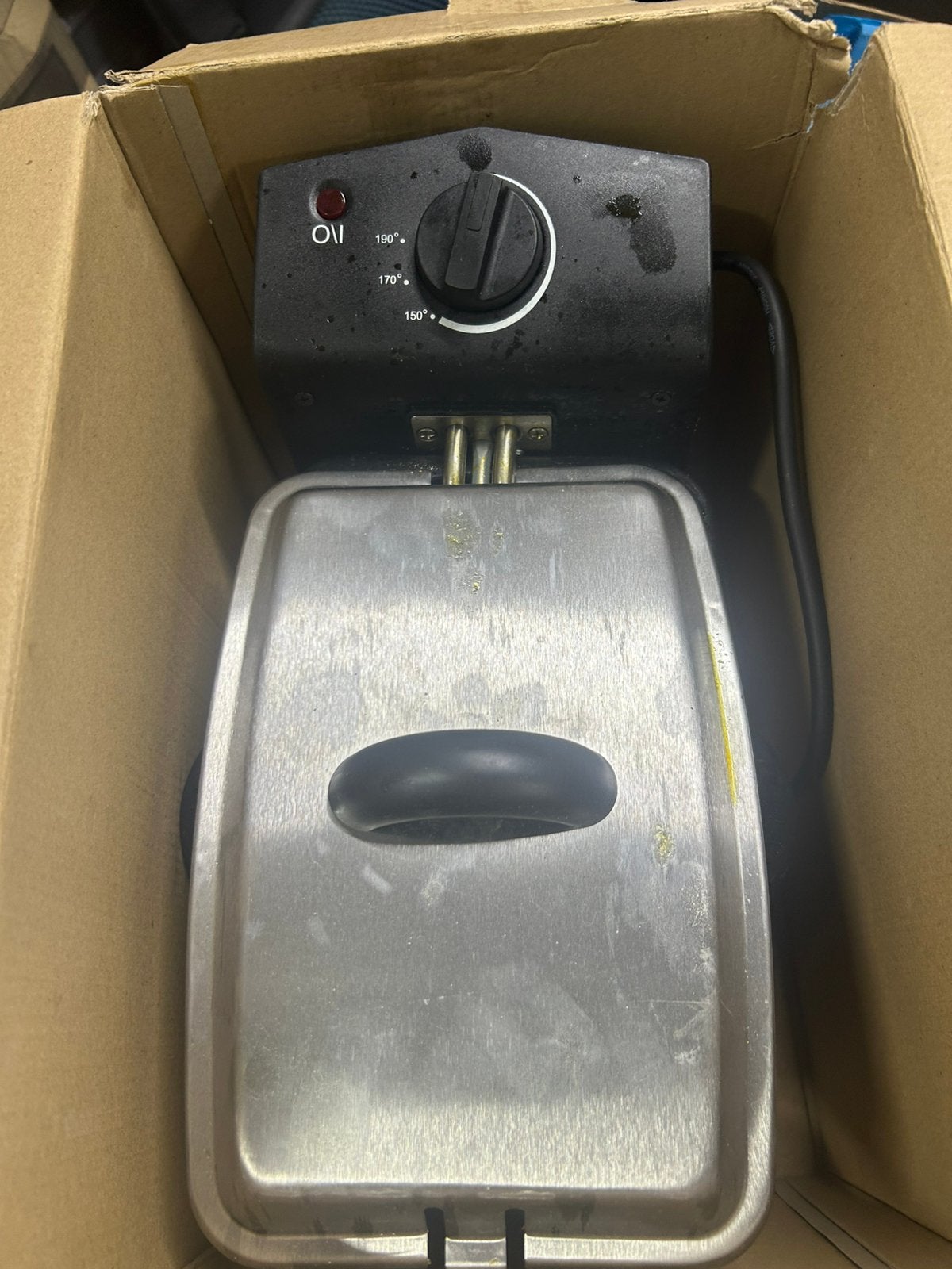 Friteuse, Elektronische apparatuur, Frituurpannen, Ophalen, Gebruikt
