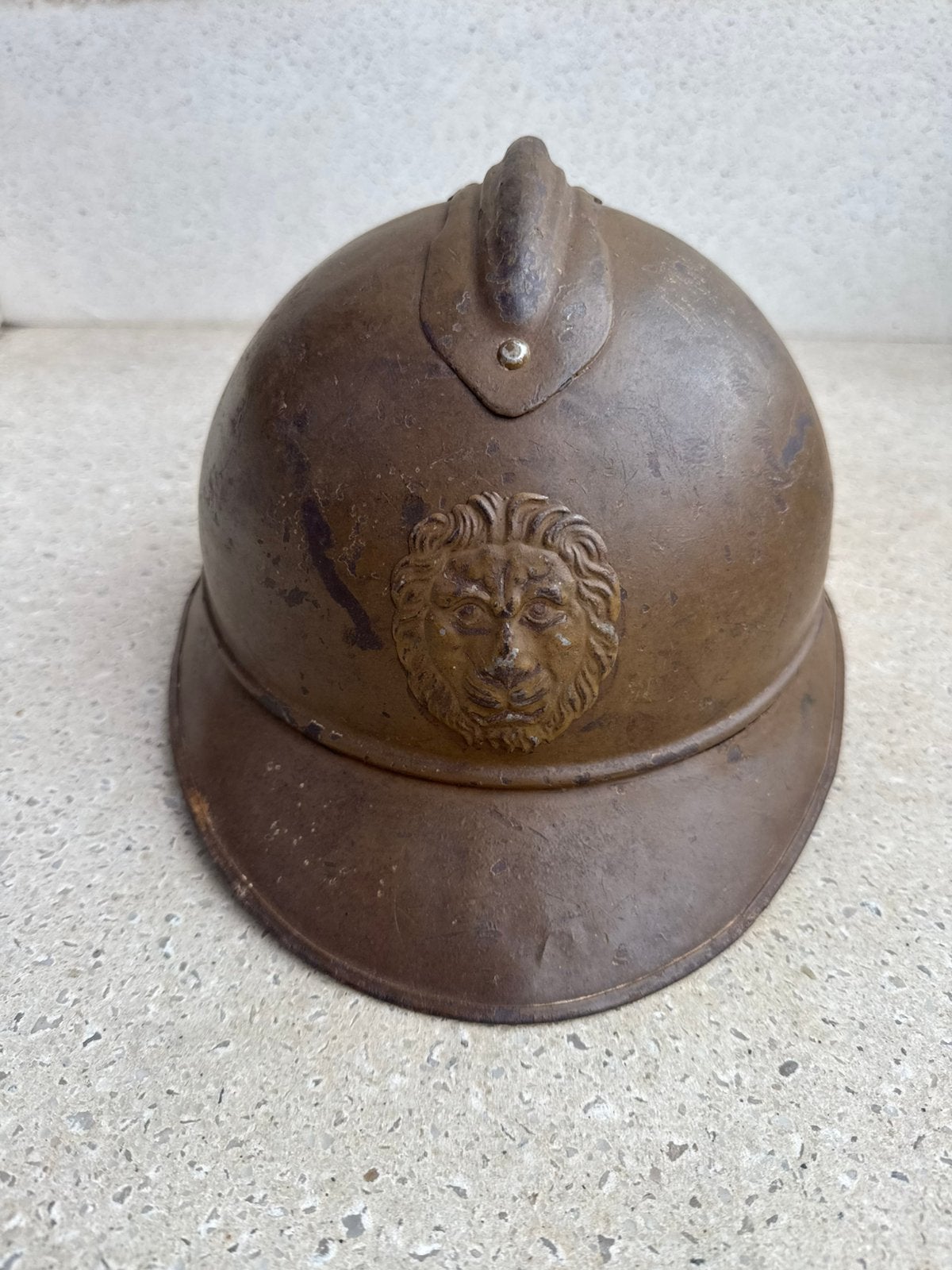 Wo1 ABBL M15 mosterd helm, Ophalen of Verzenden