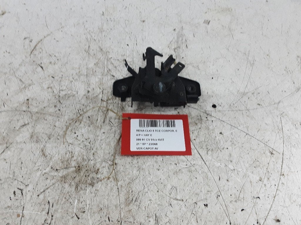 SERRURE CAPOT Renault Clio V (RJAB) (01-2019/-), Autos : Pièces & Accessoires, Renault, Utilisé, Peter-Huppertz-Straße 5
51063  Köln, DE
