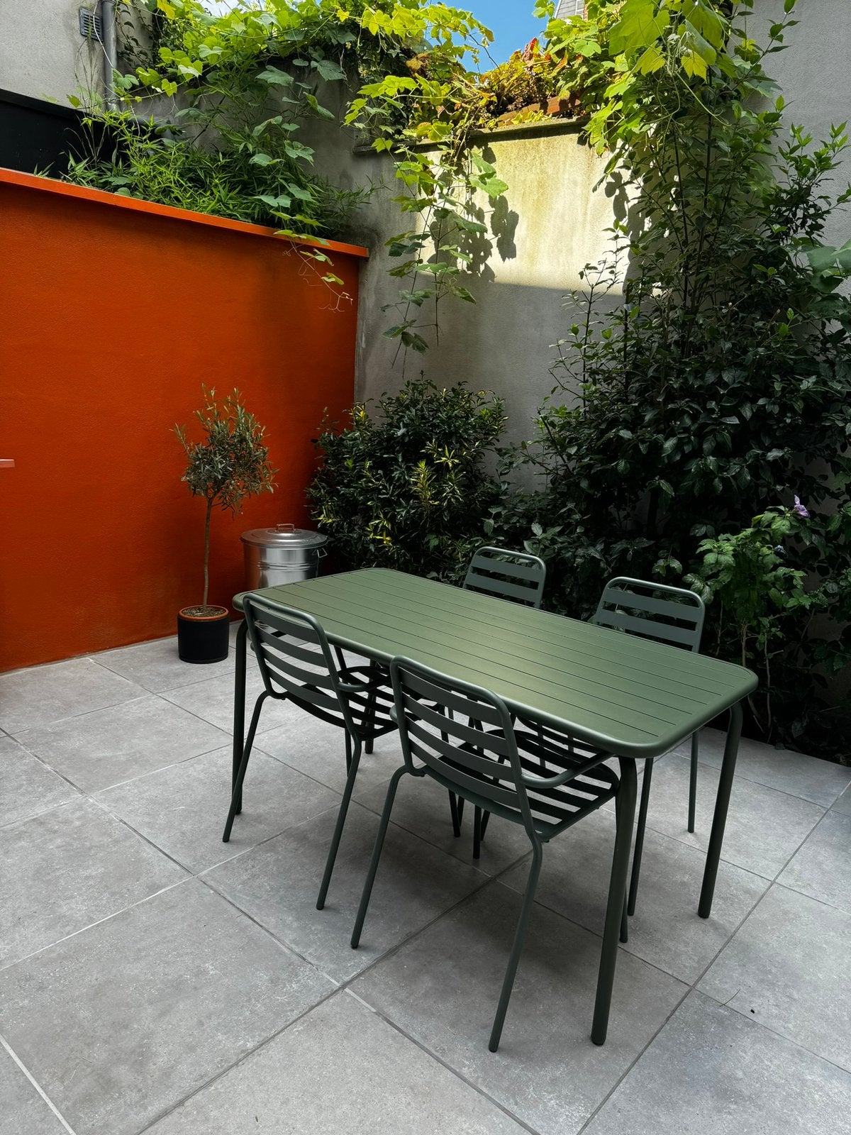 Tuintafel en tuinstoelen, Tuin en Terras, Ophalen, Zo goed als nieuw