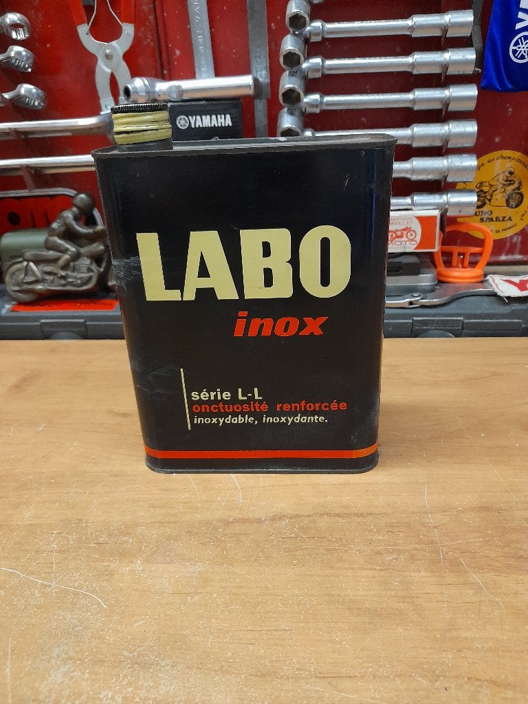 ancien bidon huile vide labo inox 2 serie LL, Envoi, Utilisé, Autres types