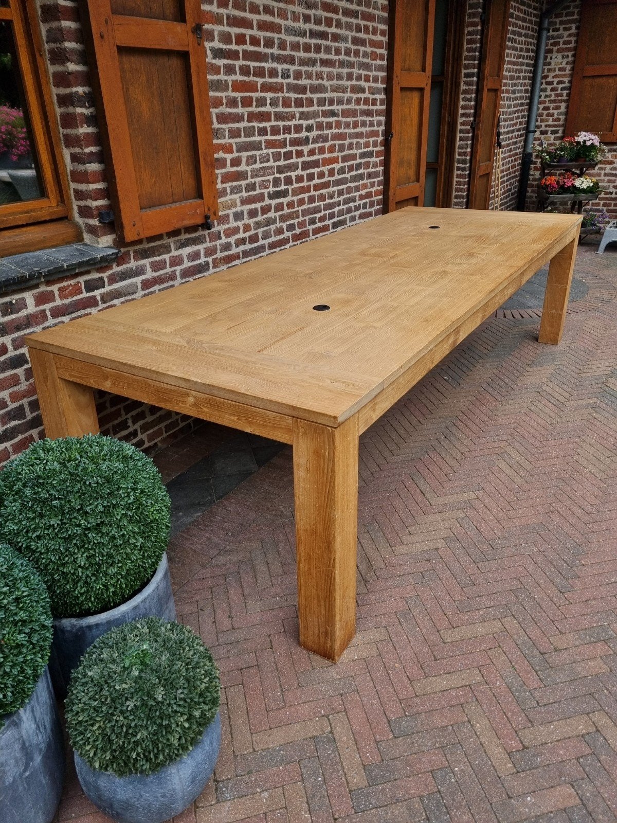 Tables de bureau/table à manger en teck art.162/26