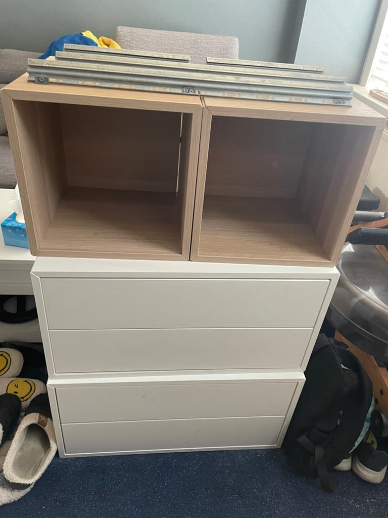 Set ladekast, Ophalen, 50 tot 100 cm, Zo goed als nieuw, Minder dan 100 cm