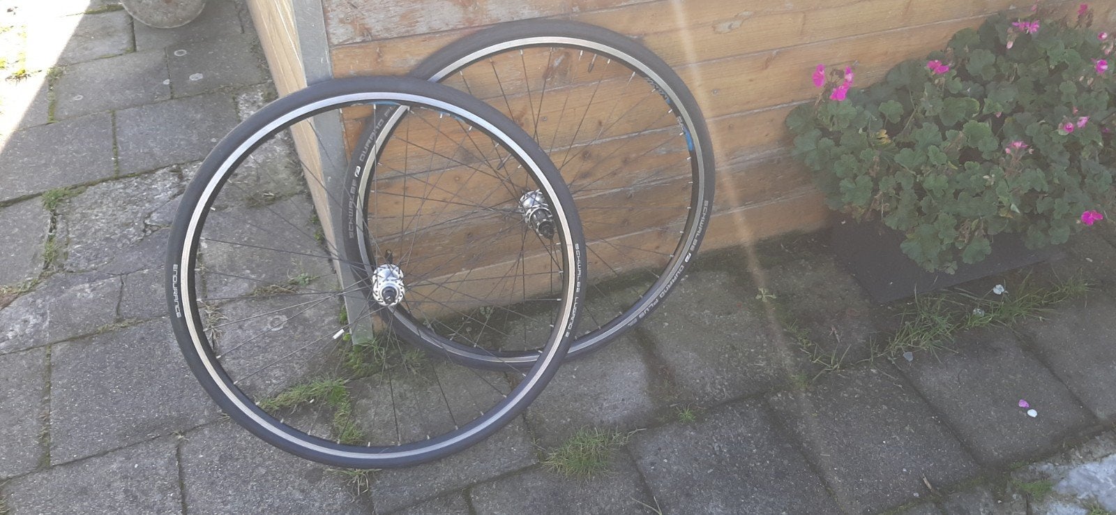 wielsetje rigida + reservebinnenbandjes, Fietsen en Brommers, Rigida, Zo goed als nieuw, Oldtimerfiets, Aluminium