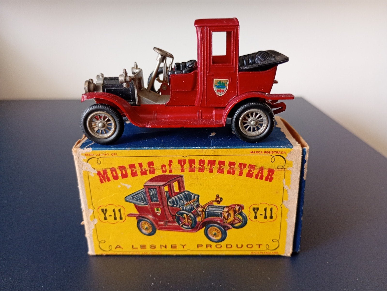 Lesney Models of Yesteryear Y-11 1912 Packard Landaulet, Ophalen of Verzenden, Zo goed als nieuw, Matchbox