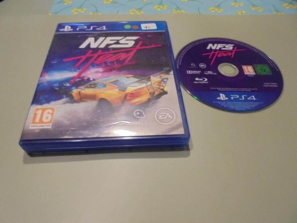 Playstation 4 NFS Need for speed Heat (orig), Games en Spelcomputers, Verzenden, 1 speler, Racen en Vliegen, Zo goed als nieuw