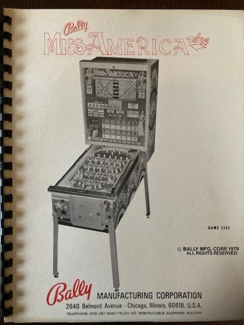 BALLY BINGO MISS AMERICA DELUXE  MANUEL, Enlèvement ou Envoi, Comme neuf
