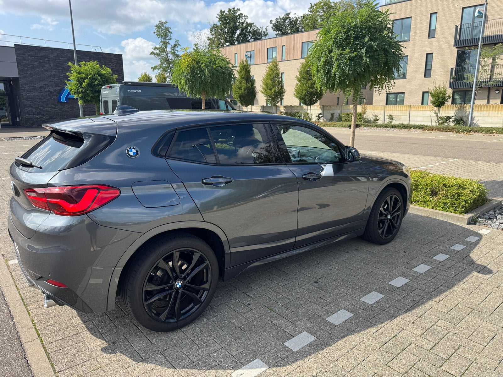 BMW X2 sDrive 18d M PACK 2020, Autos, Cuir, Argent ou Gris, Entretenue par le concessionnaire, Noir