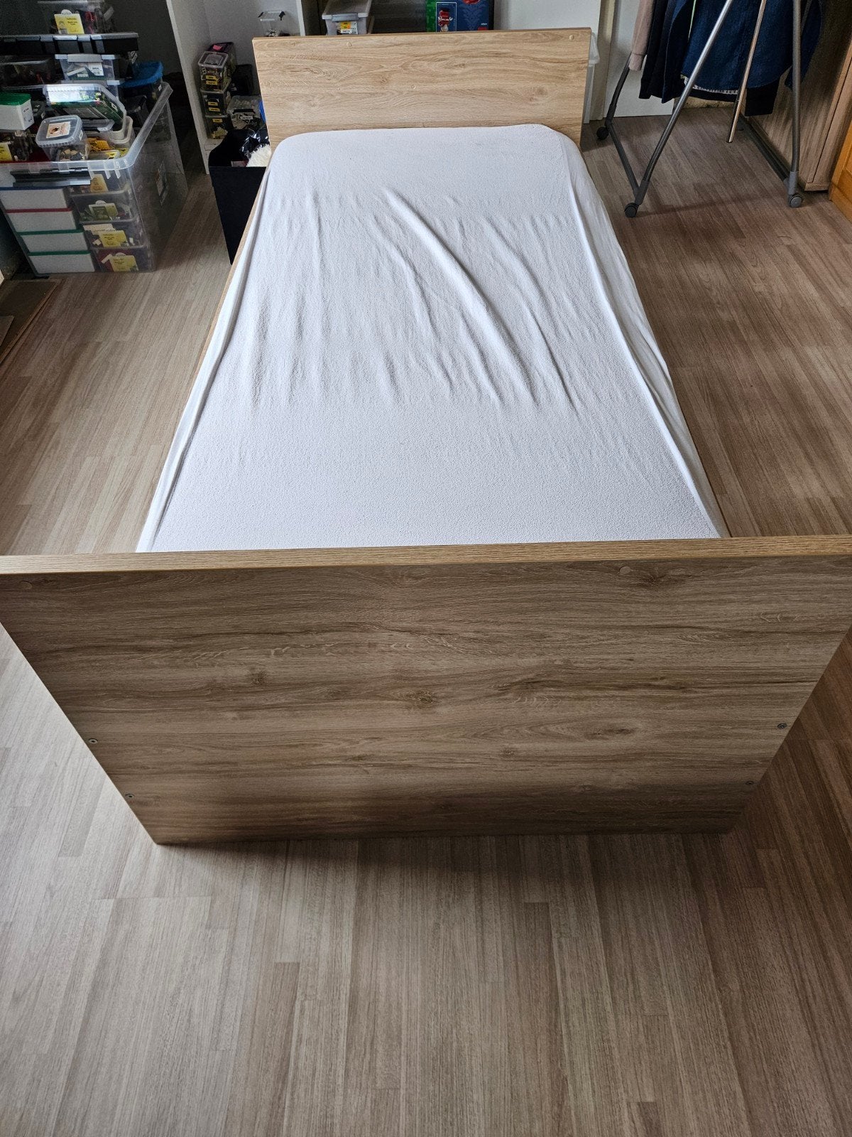 Kinder meegroeibed + kasten, Huis en Inrichting, Ophalen