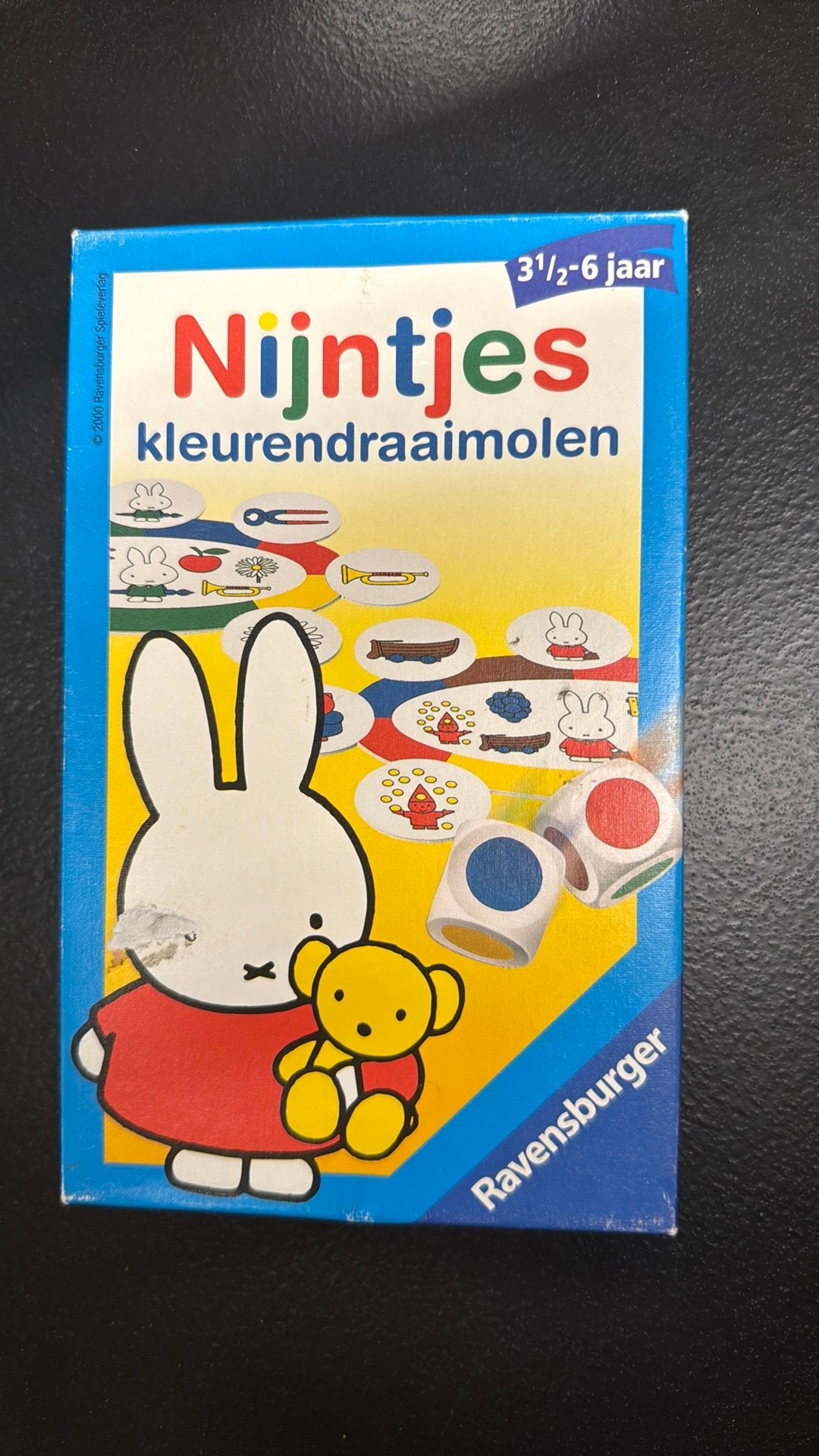 Nijntjes Kleurendraaimolen bordspe, Hobby en Vrije tijd, Gezelschapsspellen | Bordspellen, Ophalen of Verzenden, Gebruikt