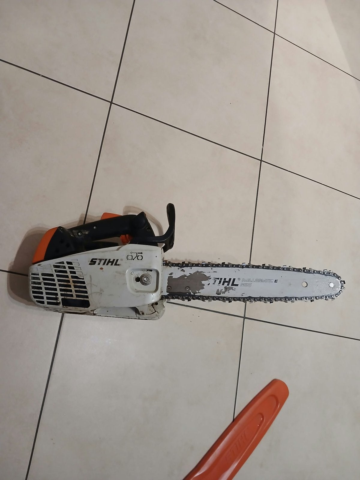 Stihl kettingzaag, Tuin en Terras, Ophalen, Zo goed als nieuw
