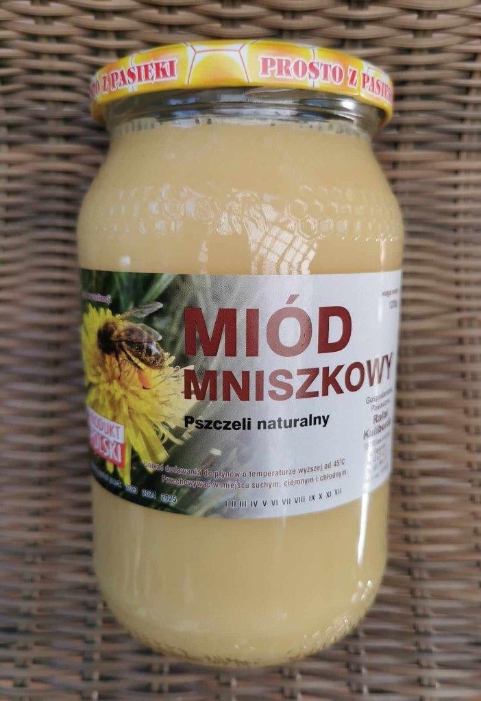 Pot de miel de pissenlit en Acacia ou Multifleurs 1,2kg NETO, Envoi