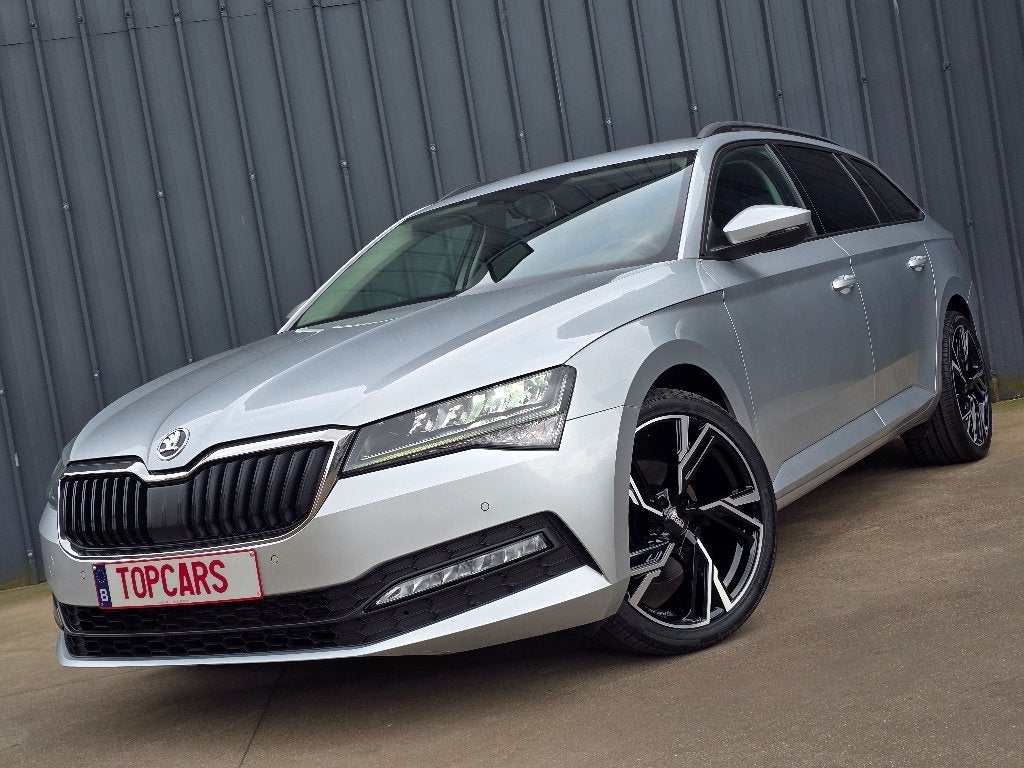 ✔  SKODA SUPERB 1.5TSI Amb Combi 2021 Euro6d❕ LED, Apps,.., Autos, Skoda, Argent ou Gris, Achat, Entreprise, Boîte manuelle