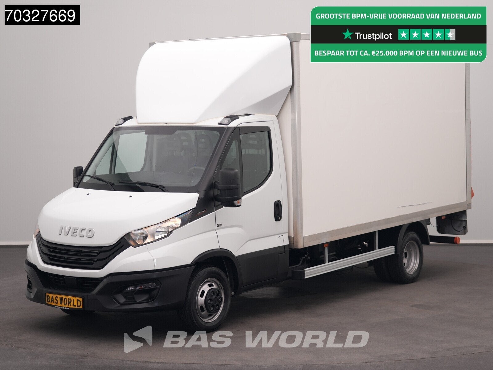Iveco Daily 35C16 3.0L Laadklep Dubbellucht Bakwagen 160PK M, Auto's, Bestelwagens en Lichte vracht, Stof, Gebruikt, Euro 6, 4 cilinders