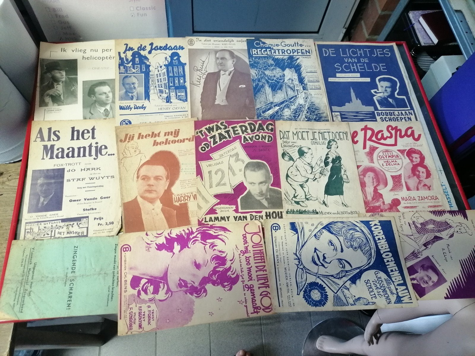 zeer oude muziek partituren, Ophalen of Verzenden