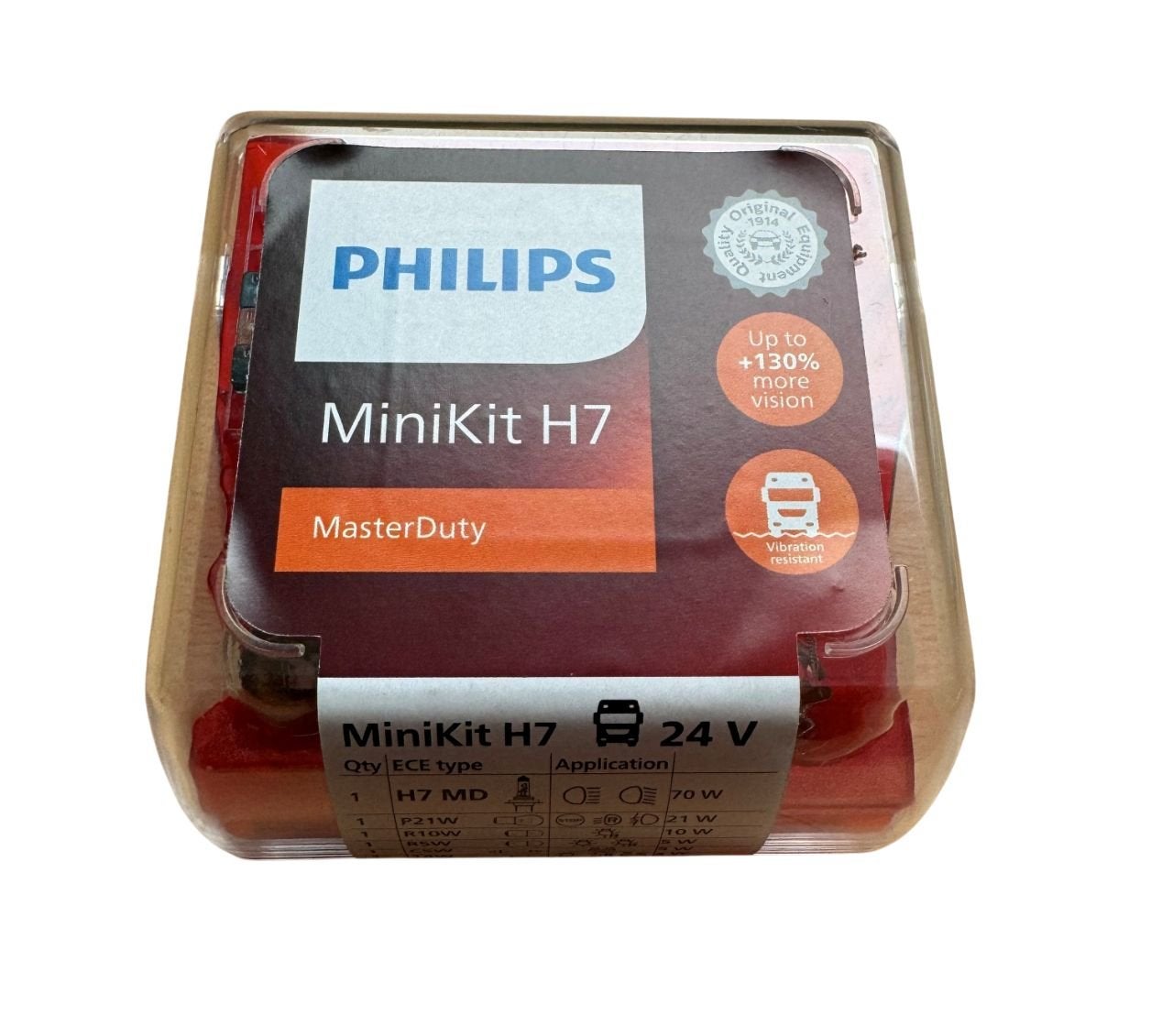 GLOEILAMPENSET H7 24V AANSLUITING 24V MASTER DUTY MINIKIT (H, Autos : Pièces & Accessoires, Neuf, Autres marques, -, Éclairage