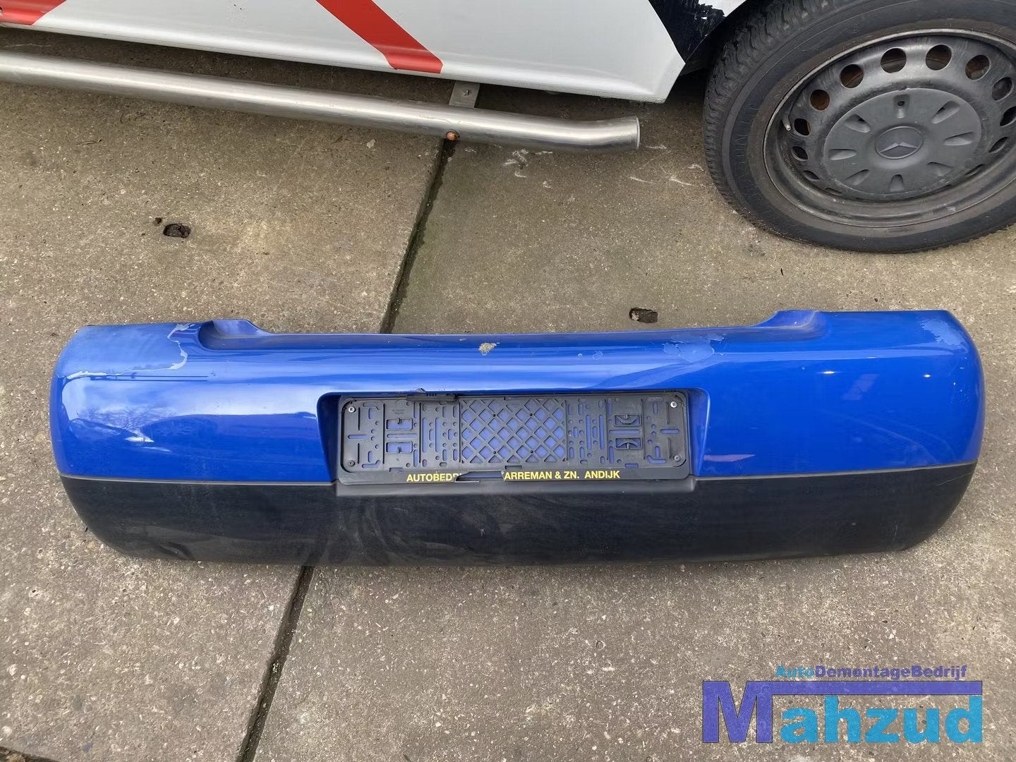 VW LUPO BLAUW LW5Z Achterbumper 1998-2005, Arrière, Pare-chocs, Volkswagen, Volkswagen AG