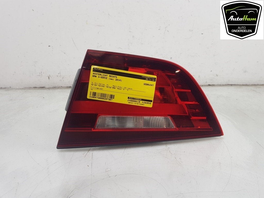 FEU ARRIÈRE DROIT BMW 3 serie Gran Turismo (F34), Utilisé, BMW