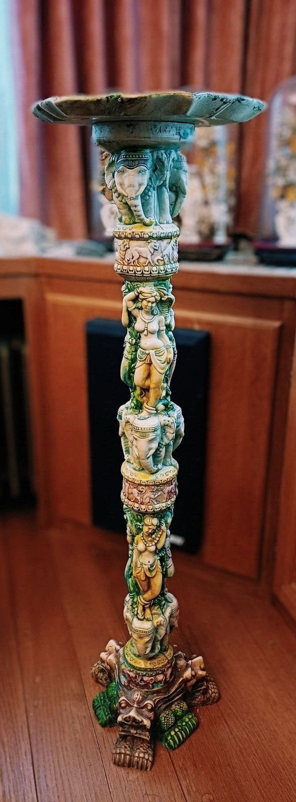 decoratieve zuil in Oosterse/ Indiase stijl, Huis en Inrichting, Woonaccessoires | Zuilen en Pilaren, Ophalen, Gebruikt